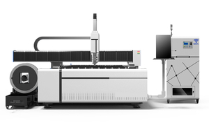 Pemotong Laser Serbaguna 3015 3kW | Tabung Panjang 6m + Chuck Pemusatan Mandiri 220mm